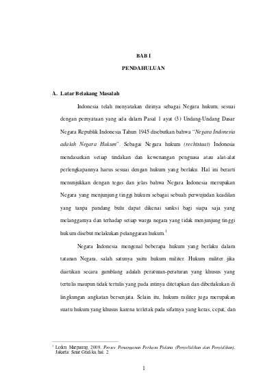 Detail Contoh Peradilan Militer Nomer 53