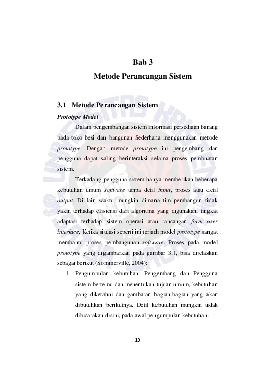 Detail Contoh Perancangan Sistem Informasi Sederhana Nomer 19