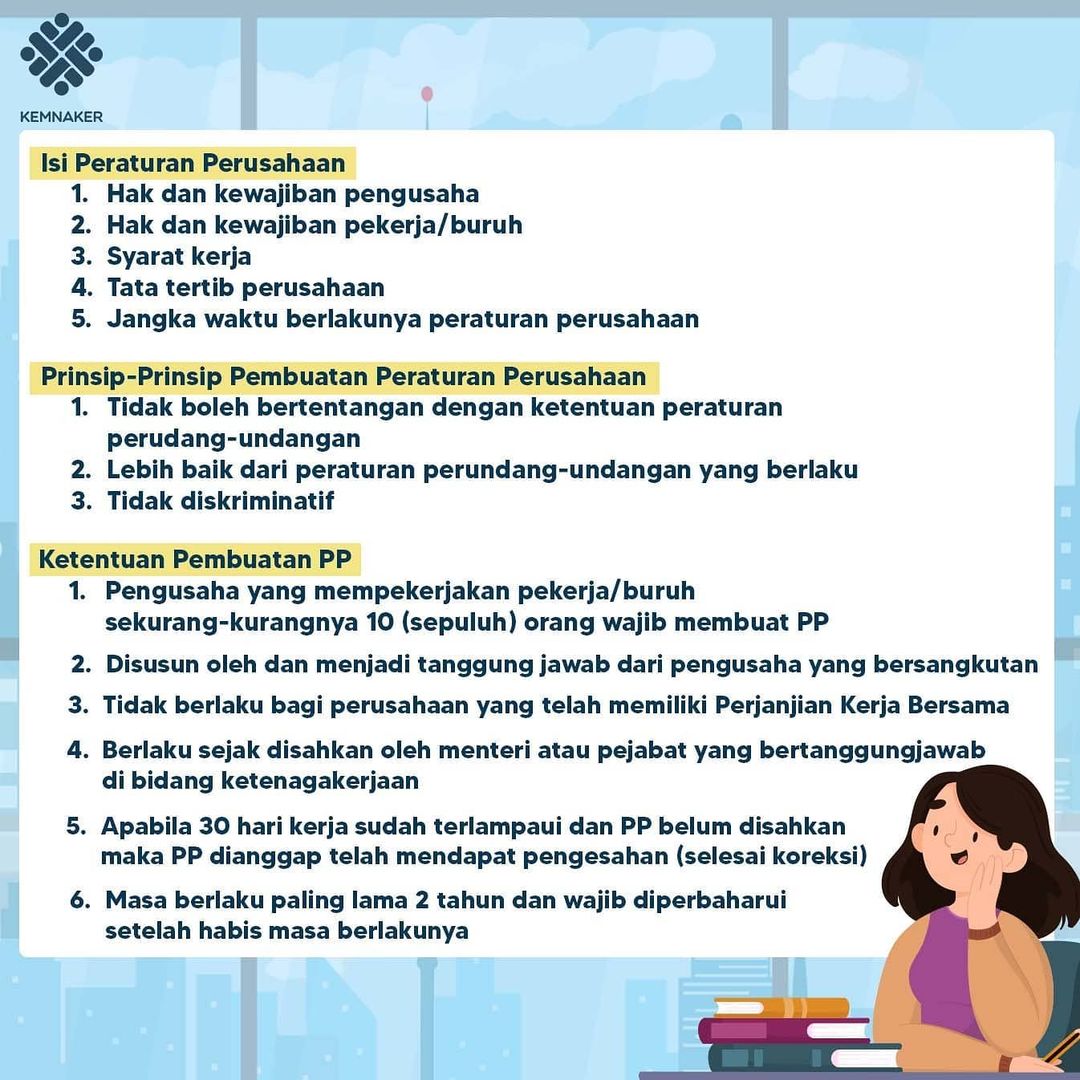 Detail Contoh Peraturan Perusahaan Singkat Nomer 24