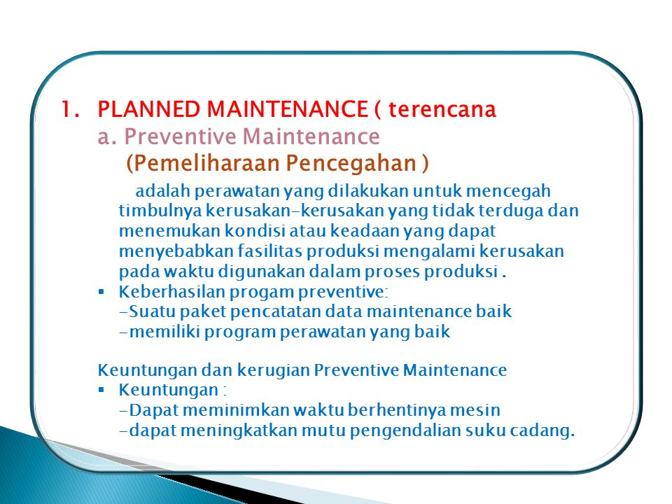 Detail Contoh Perawatan Preventif Nomer 19