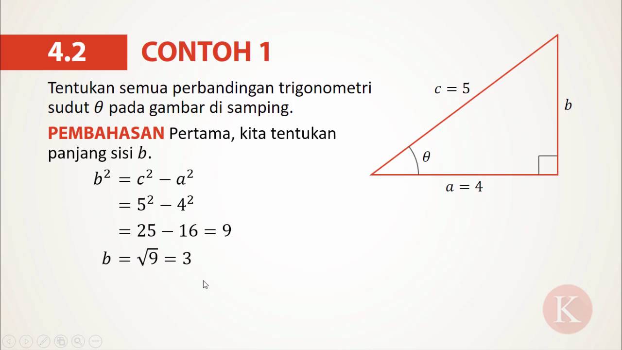 Detail Contoh Perbandingan Trigonometri Nomer 2