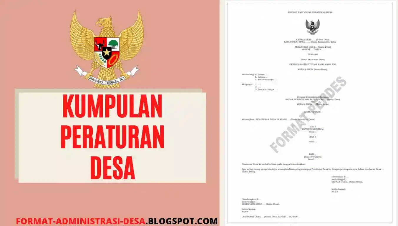 Detail Contoh Perdes Tentang Pungutan Desa Nomer 41