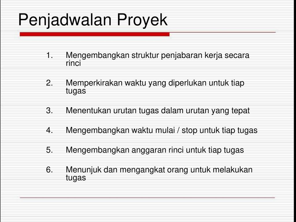 Detail Contoh Perencanaan Dan Penjadwalan Proyek Nomer 15