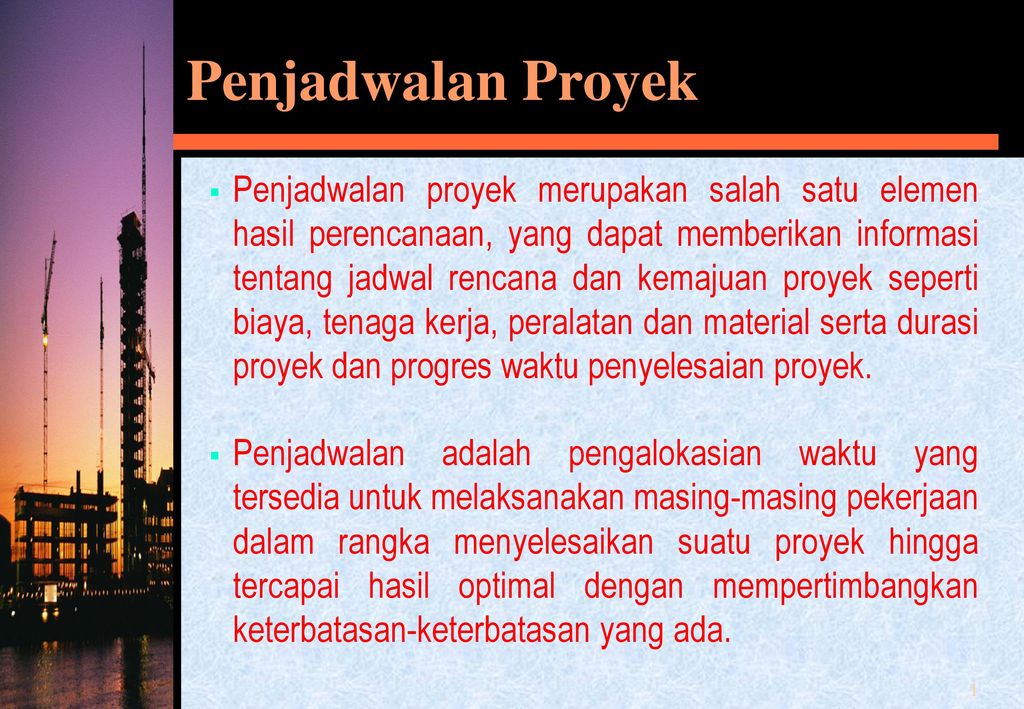 Detail Contoh Perencanaan Dan Penjadwalan Proyek Nomer 37