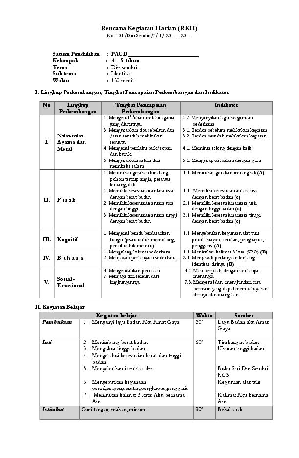 Detail Contoh Perencanaan Diri Sendiri Nomer 10