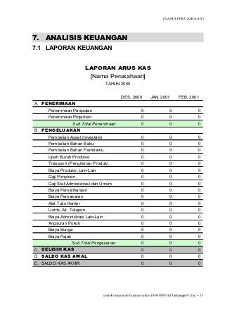 Detail Contoh Perencanaan Keuangan Nomer 36