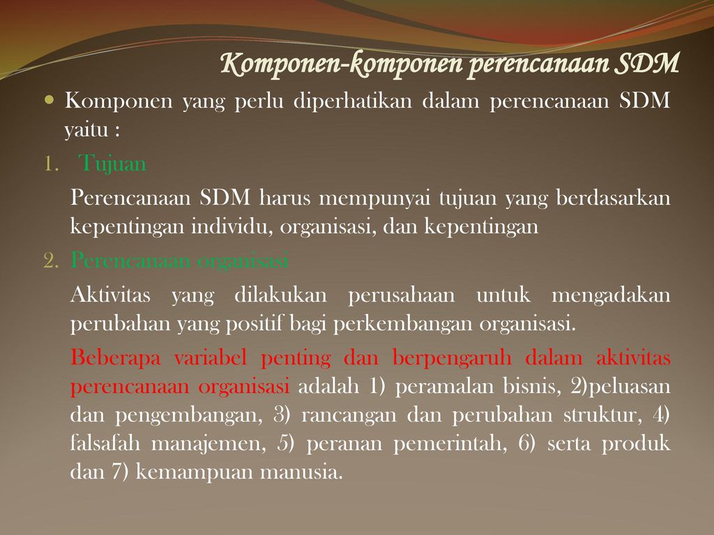 Detail Contoh Perencanaan Sdm Dalam Perusahaan Nomer 20