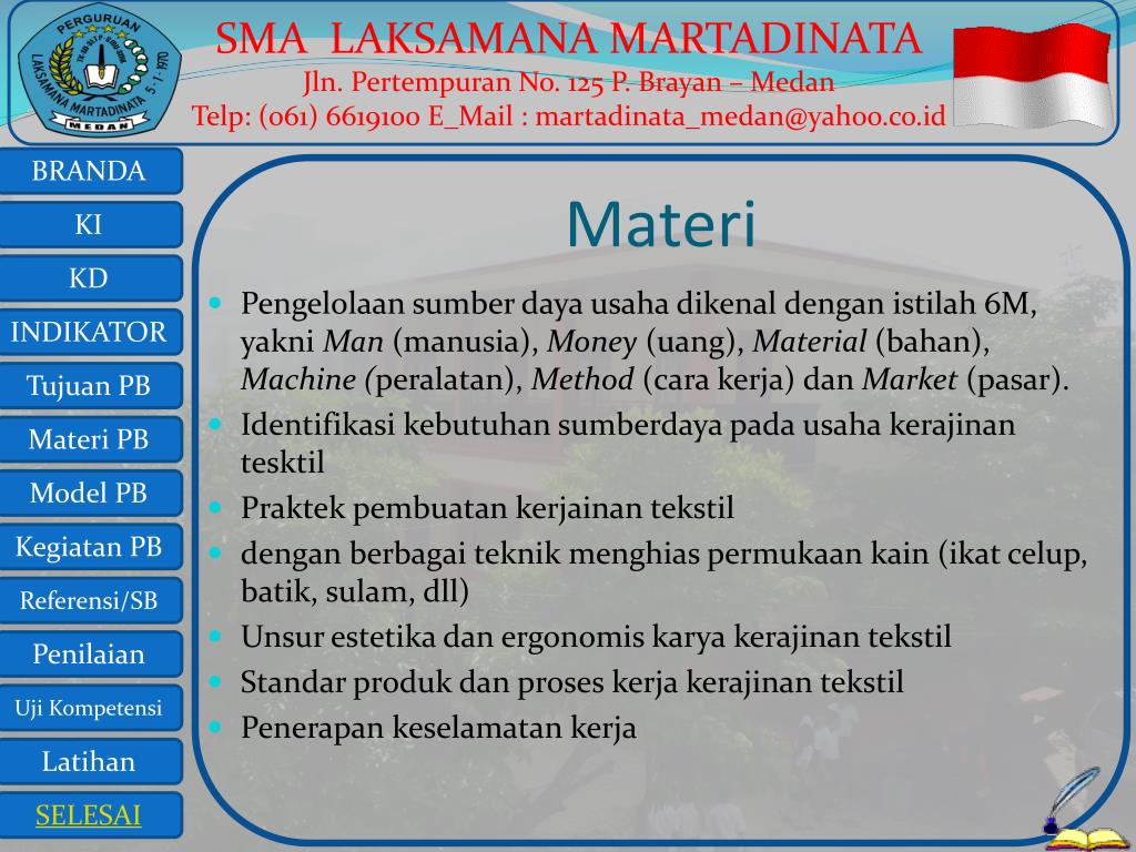 Detail Contoh Perencanaan Sumber Daya Usaha Nomer 24