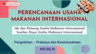 Detail Contoh Perencanaan Usaha Makanan Internasional Nomer 9