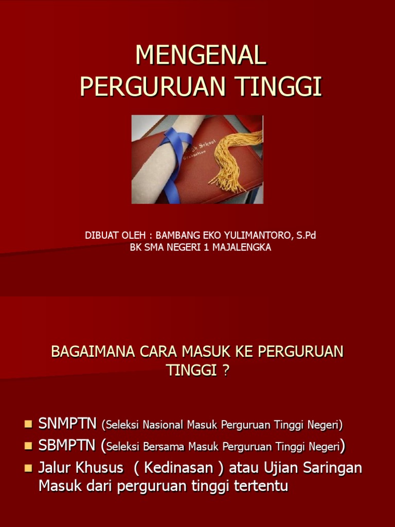 Detail Contoh Perguruan Tinggi Nomer 8