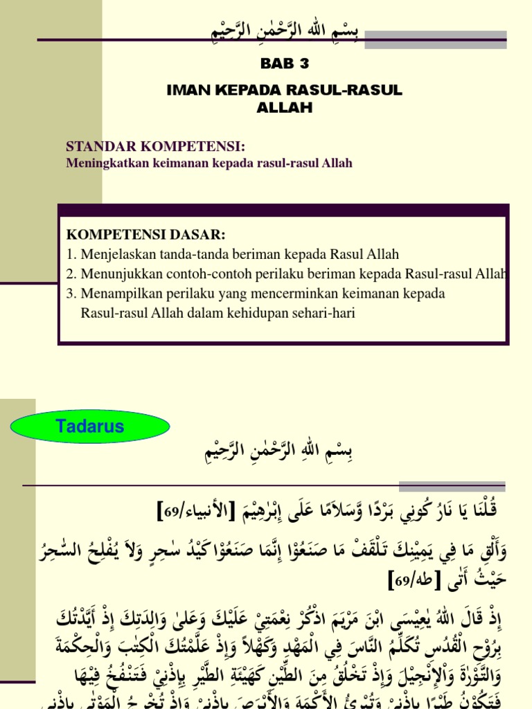 Detail Contoh Perilaku Iman Kepada Rasul Nomer 2