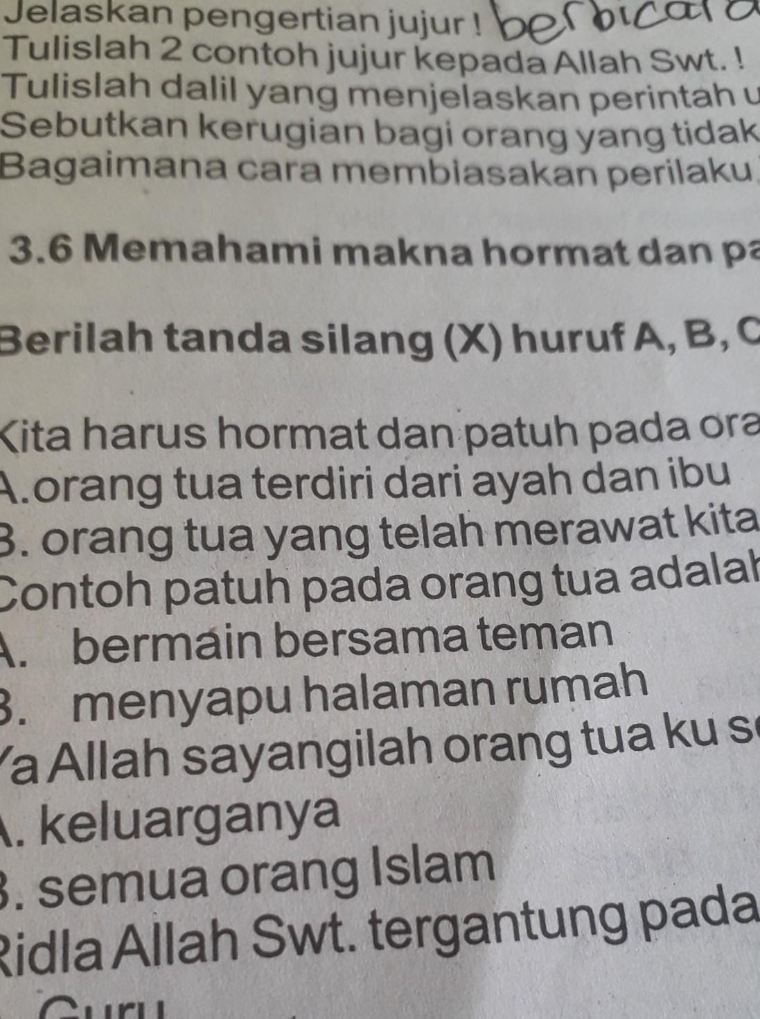 Detail Contoh Perilaku Jujur Kepada Allah Nomer 11