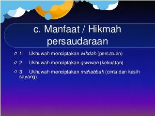 Detail Contoh Perilaku Persaudaraan Nomer 49