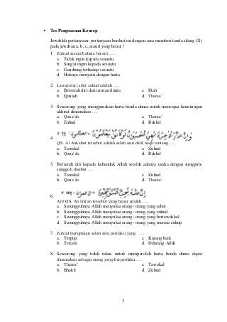 Detail Contoh Perilaku Zuhud Nomer 46