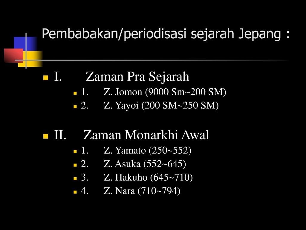 Detail Contoh Periodisasi Sejarah Nomer 5