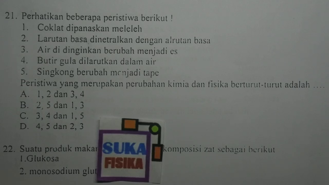 Detail Contoh Peristiwa Perubahan Fisika Nomer 46