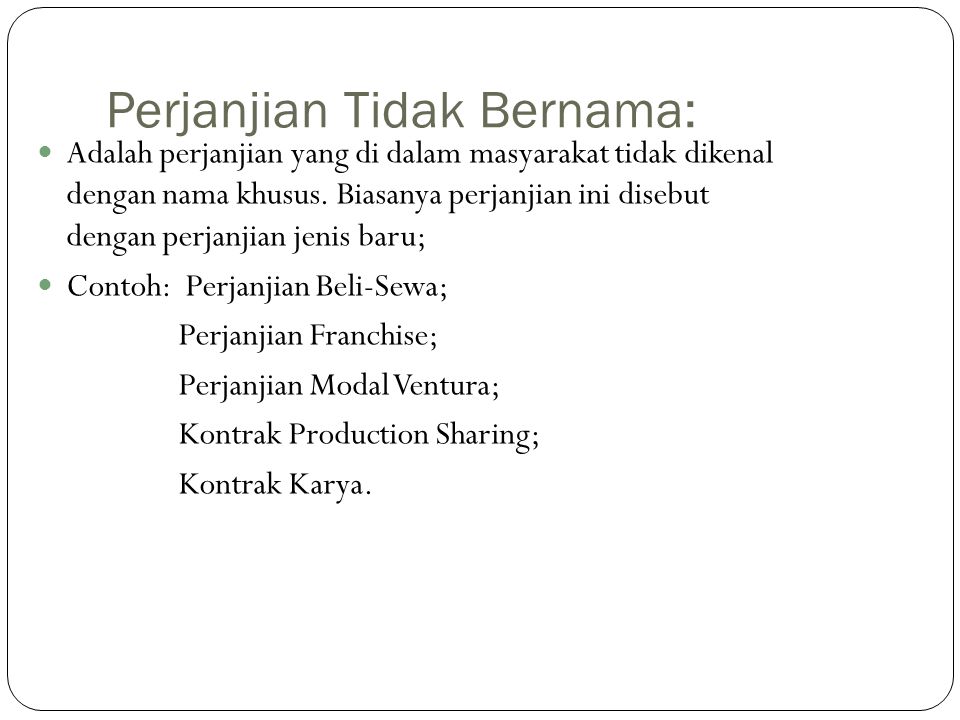 Detail Contoh Perjanjian Bernama Nomer 15