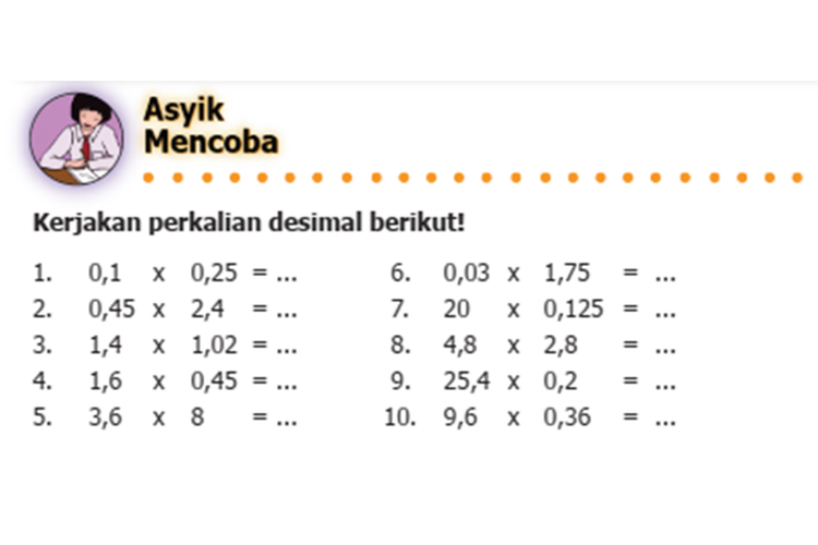 Detail Contoh Perkalian Desimal Nomer 5