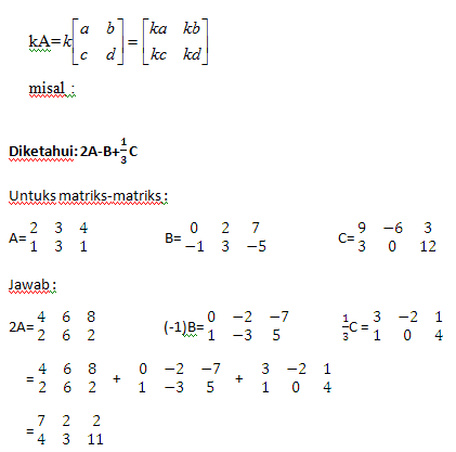 Detail Contoh Perkalian Matriks 3x3 Nomer 46