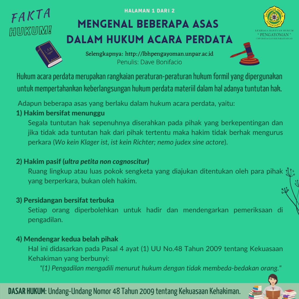 Detail Contoh Perkara Perdata Nomer 30