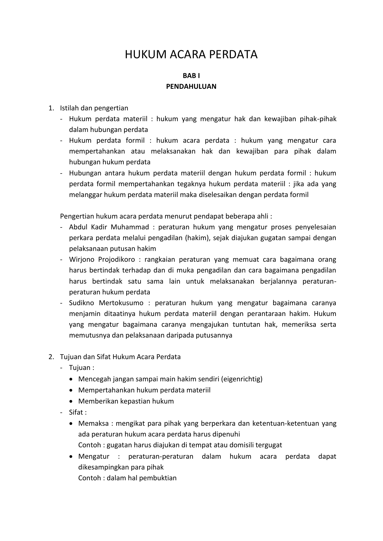 Detail Contoh Perkara Perdata Nomer 40