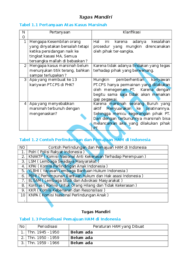 Detail Contoh Perlindungan Dan Pemajuan Ham Di Indonesia Nomer 24