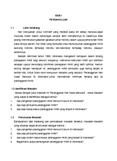 Detail Contoh Perlindungan Dan Pemajuan Ham Di Indonesia Nomer 54