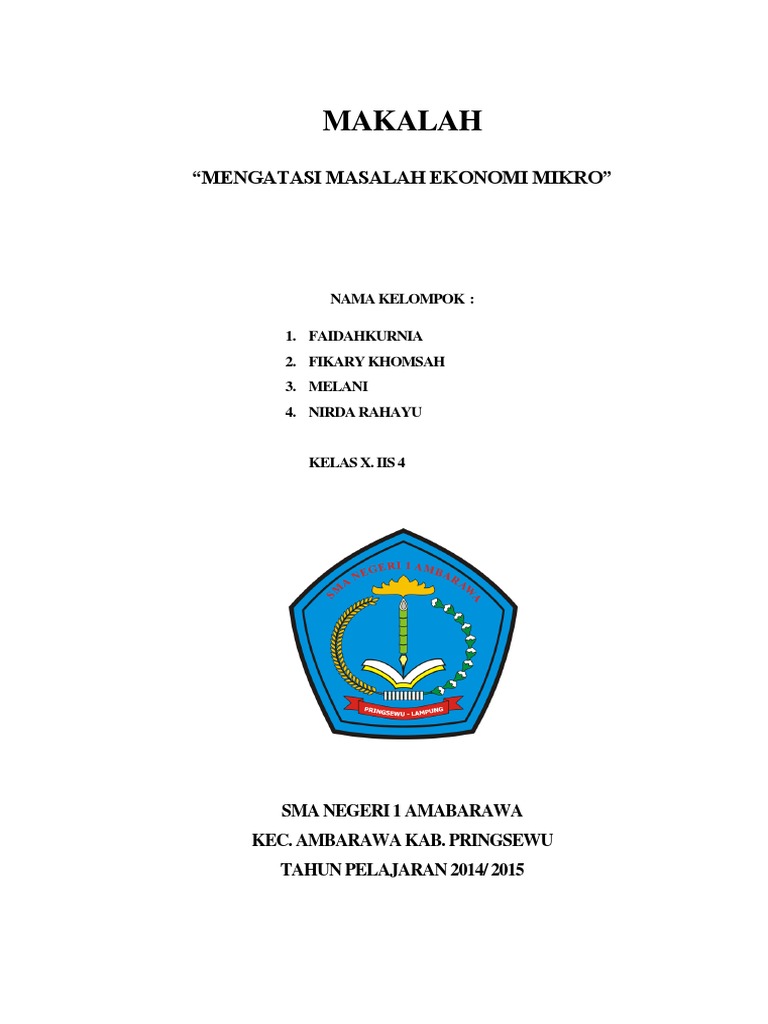 Detail Contoh Permasalahan Ekonomi Mikro Nomer 31