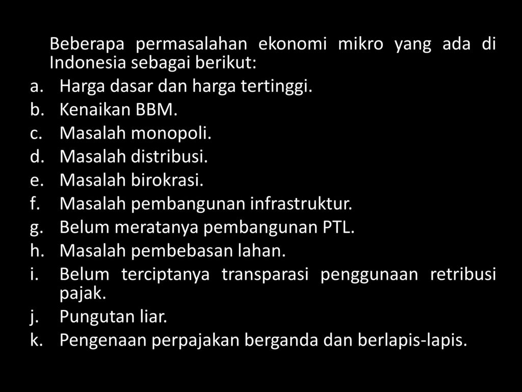 Detail Contoh Permasalahan Ekonomi Mikro Nomer 10