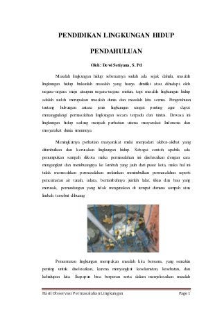 Detail Contoh Permasalahan Lingkungan Nomer 18