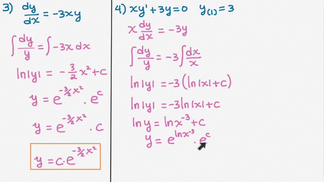 Detail Contoh Persamaan Diferensial Nomer 11