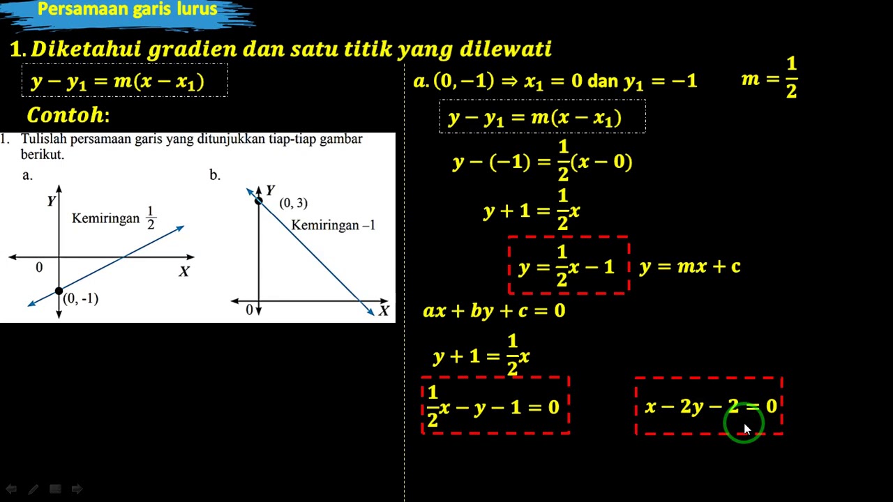 Detail Contoh Persamaan Garis Lurus Nomer 29