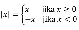 Detail Contoh Persamaan Nilai Mutlak Nomer 57
