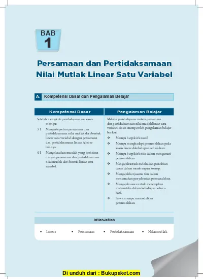 Detail Contoh Persamaan Nilai Mutlak Linear Satu Variabel Nomer 33