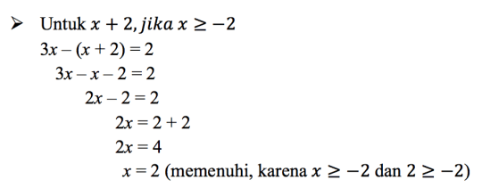 Detail Contoh Persamaan Nilai Mutlak Linear Satu Variabel Nomer 10