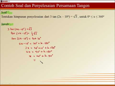 Detail Contoh Persamaan Trigonometri Nomer 31