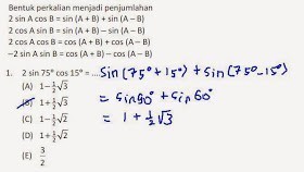 Detail Contoh Persamaan Trigonometri Nomer 35