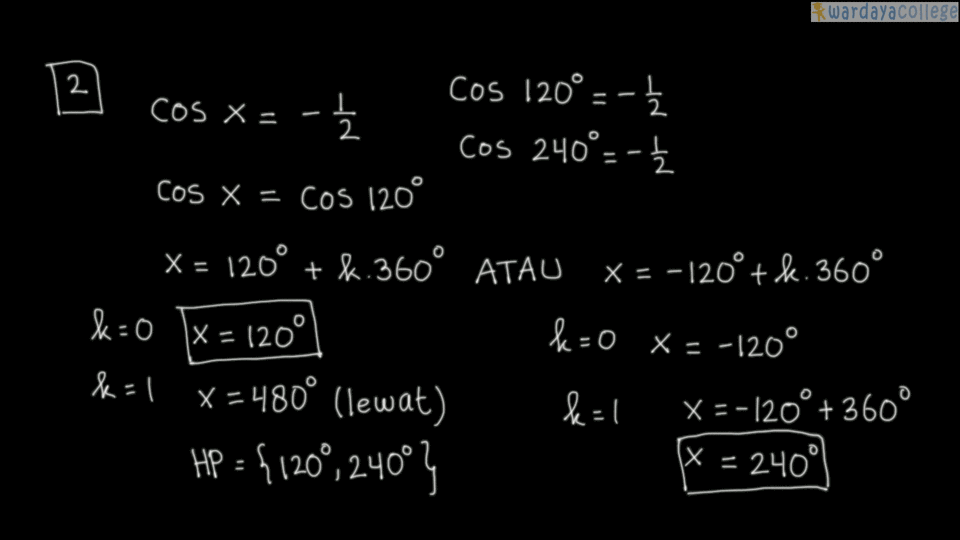 Detail Contoh Persamaan Trigonometri Nomer 46