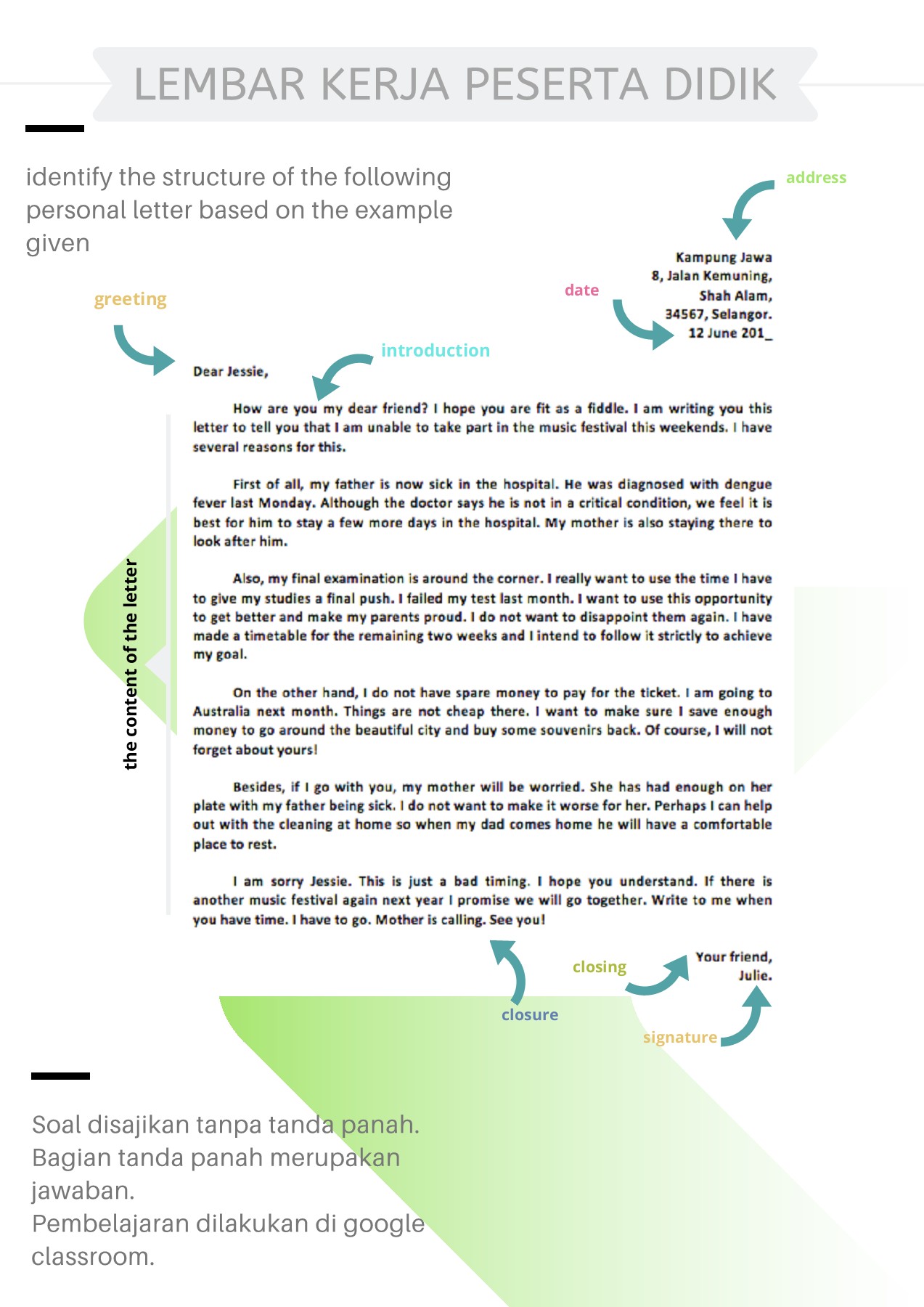 Detail Contoh Personal Letter Dan Strukturnya Nomer 21