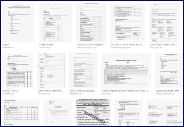 Detail Contoh Pertanyaan Angket Nomer 35