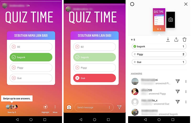 Detail Contoh Pertanyaan Kuis Di Instagram Nomer 3