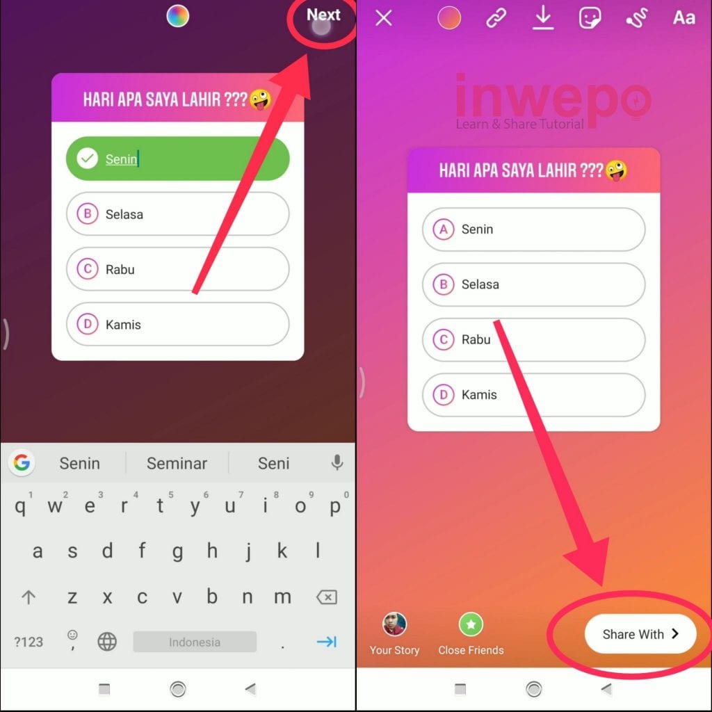 Detail Contoh Pertanyaan Kuis Di Instagram Nomer 6