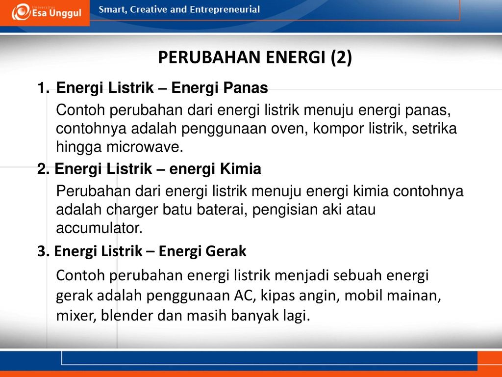 Detail Contoh Perubahan Energi Di Sekolah Nomer 30