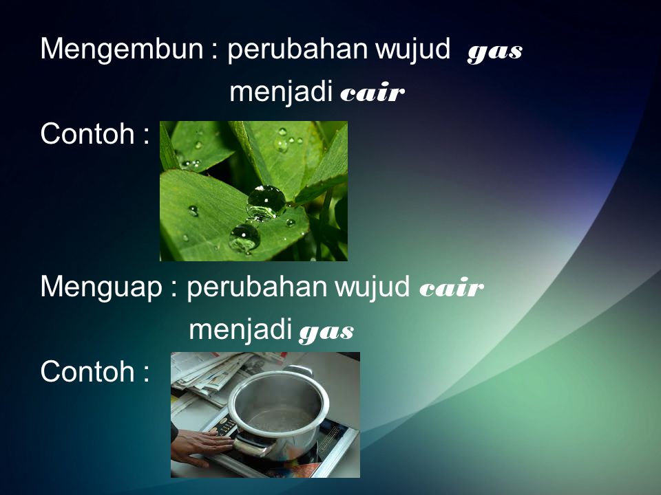 Detail Contoh Perubahan Gas Ke Padat Nomer 23