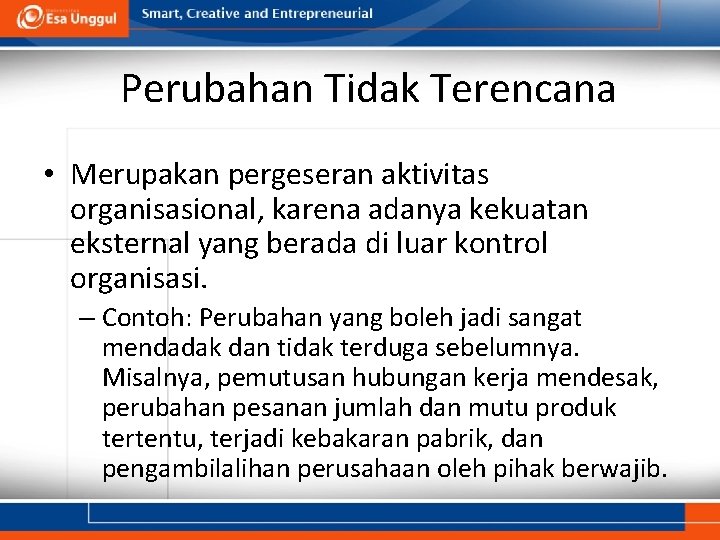 Detail Contoh Perubahan Organisasi Nomer 30