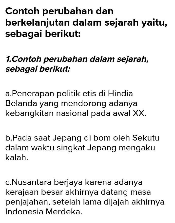 Detail Contoh Perubahan Sejarah Nomer 34