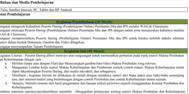 Detail Contoh Perubahan Sejarah Nomer 49