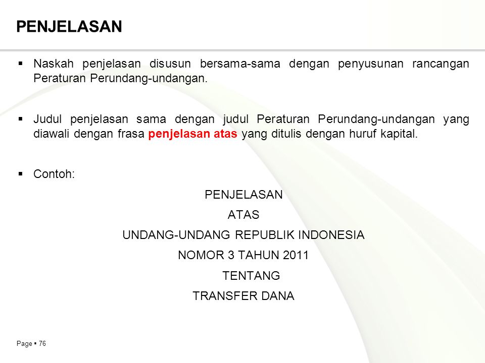 Detail Contoh Perundang Undangan Nomer 31