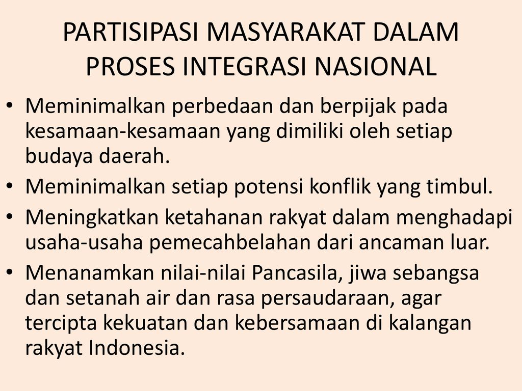 Detail Contoh Perwujudan Integrasi Nasional Masyarakat Indonesia Nomer 6