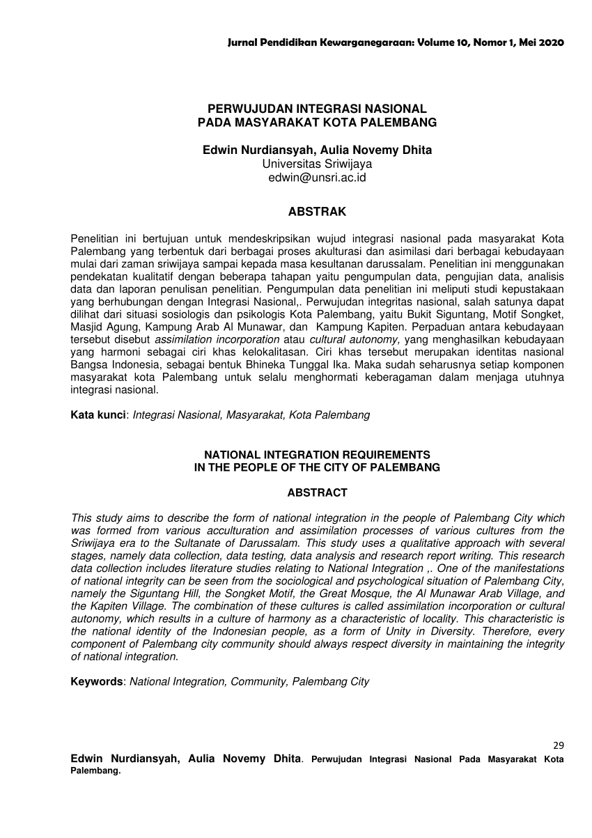 Detail Contoh Perwujudan Integrasi Nasional Masyarakat Indonesia Nomer 10